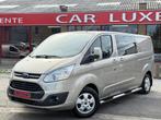 Ford Transit Custom 2.2 TDCI 155CV DOUBLE CABINE LONG CHASSI, Gebruikt, Zwart, 4 cilinders, Beige
