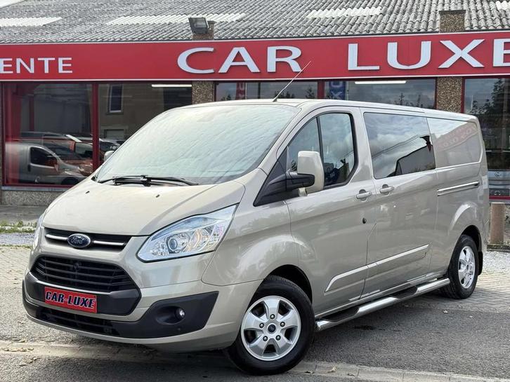 Ford Transit Custom 2.2 TDCI 155CV DOUBLE CABINE LONG CHASSI, Auto's, Ford, Bedrijf, Te koop, Transit, ABS, Achteruitrijcamera