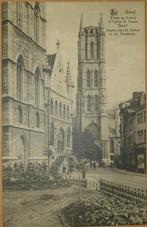 Gent - Ingang van het Belfort en St. Baafskerk, 1920 à 1940, Non affranchie, Flandre Orientale, Enlèvement ou Envoi