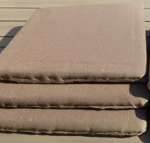 6 met mousse beklede stoelzittingen, Huis en Inrichting, Stoelen, Zo goed als nieuw, Ophalen of Verzenden