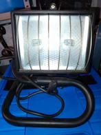 Halogeen verstelbare werklamp met extra lamp., Doe-het-zelf en Bouw, Ophalen, Lamp