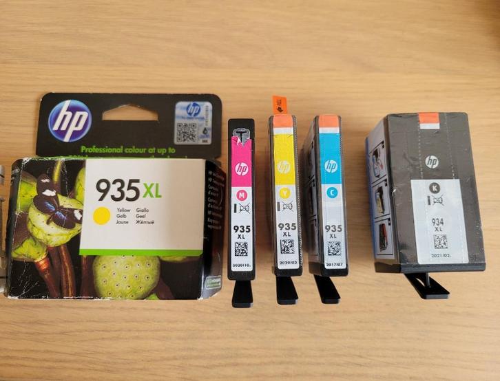 Originele inkt HP 935XL en 934XL Nieuw, Informatique & Logiciels, Fournitures d'imprimante, Neuf, Cartridge, Enlèvement ou Envoi