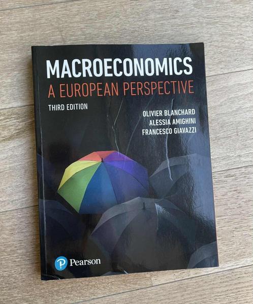 Macroeconomics a European Perspective, Boeken, Studieboeken en Cursussen, Gelezen, Hoger Onderwijs, Ophalen of Verzenden