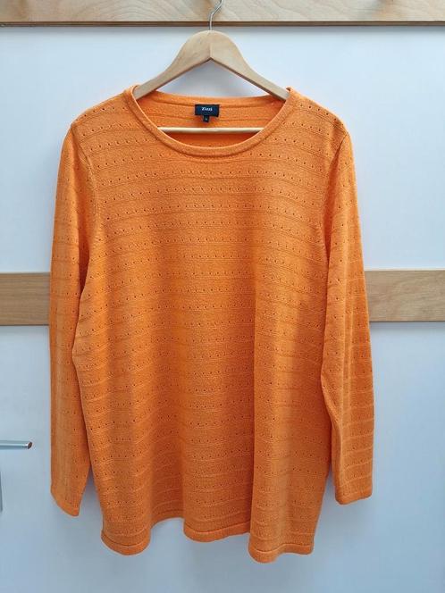 „Zizzi” damestrui Mt. 48-50, Kleding | Dames, Grote Maten, Gedragen, Trui of Vest, Oranje, Ophalen of Verzenden