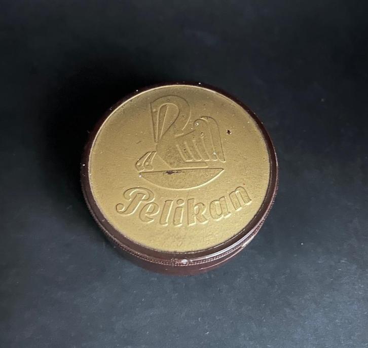 oude Pelikan schrijfmachinelintdoos bakeliet WW2 WO2, Verzamelen, Merken en Reclamevoorwerpen, Ophalen of Verzenden