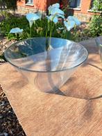 2 dezefde mooie grote glazen komme.,fruitschaal,sangria,, Huis en Inrichting, Ophalen of Verzenden, Nieuw, Glas, Kom(men)
