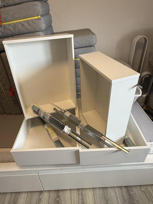 4x Ikea KOMPLEMENT Lade (50x58 cm), wit, voor PAX kast, Huis en Inrichting, Kasten | Kleerkasten, Zo goed als nieuw, Ophalen