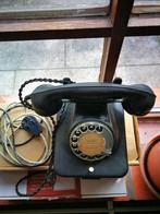oude telefoon in bakeliet, Telecommunicatie, Vaste telefoons | Niet Draadloos, Ophalen, Niet werkend, Met draaischijf