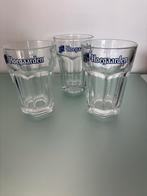 3 Hoegaarden glazen!, Ophalen of Verzenden, Nieuw, Bierglas