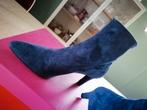 Bottines bleues en daim pour femme. Avec 3,6 ZGN., Vêtements | Femmes, Enlèvement ou Envoi, Comme neuf, Di Lauro, Boots et Botinnes