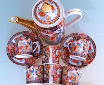 Geërfd. Imari Prachtige koffie servies.

 beschikbaar voor biedingen