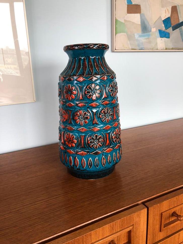 VAAS - Duits Aardewerk Jaren 70 WEST GERMANY, Antiek en Kunst, Antiek | Keramiek en Aardewerk, Ophalen