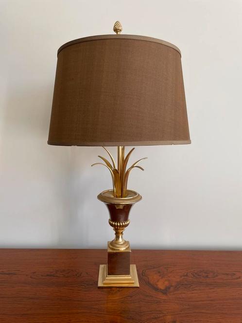 Boulanger Regency Pineapple Maison Jansen palm lamp, Antiek en Kunst, Antiek | Verlichting, Ophalen of Verzenden