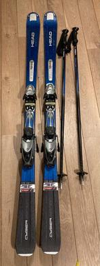 Head ski 160cm + stokken 110cm, Sports & Fitness, Ski & Ski de fond, Ski, Enlèvement, 140 à 160 cm, Utilisé