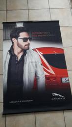 Drapeau publicitaire Jaguar (125 x 84 cm)., Collections, Enlèvement ou Envoi, Comme neuf, Voitures