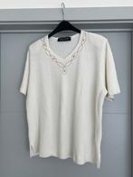 Pull korte mouw ( cremekleurig ) maat 50, Mer D' Anvers, Enlèvement ou Envoi, Comme neuf, Pull ou Veste