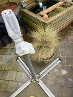 Parasol en voet, Tuin en Terras, Zonneschermen, Ophalen, Gebruikt