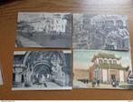 4 postkaarten Bruxelles, Exposition 1910, Affranchie, Bruxelles (Capitale), Envoi