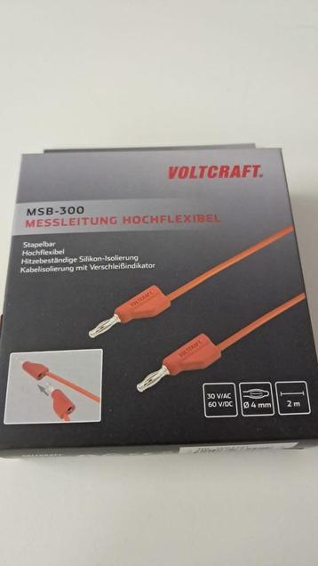 NIEUW Voltcraft Meetsnoer MSB-300 Rood + Blauw beschikbaar voor biedingen