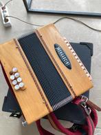 accordeon mengascini, Ophalen, Gebruikt