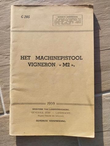 Handleiding ABL Vigneron m2 machinepistool 1959 beschikbaar voor biedingen