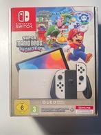Nintendo Switch Oled: Mario Wonder Edition met garantie, Games en Spelcomputers, Spelcomputers | Nintendo Switch, Switch OLED
