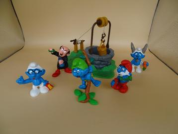 smurfen met waterput schtroumpf beschikbaar voor biedingen