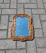 Art Nouveau houten spiegel, Ophalen of Verzenden