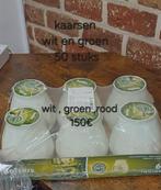 50 stuks nieuwe kaarsen, Tuin en Terras, Ophalen, Zo goed als nieuw