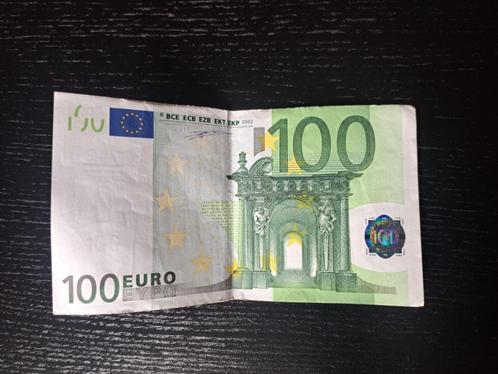 2002 Italië 100 euro 1e serie Duisenberg printcode J008, Postzegels en Munten, Bankbiljetten | Europa | Eurobiljetten, Los biljet