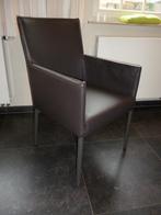 Chaise siège fauteuil ROLF BENZ mobilier design cuir marron, Maison & Meubles, Chaises, Brun, Enlèvement ou Envoi