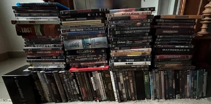 120 DVD's + DVD/BluRay Speler Philips HTS7200, TV, Hi-fi & Vidéo, Lecteurs DVD, Comme neuf, Lecteur DVD, Philips, Enlèvement