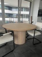 Tafel rond verlengbaar eik Linea, Huis en Inrichting, Ophalen, Gebruikt, 150 tot 200 cm, Eikenhout