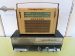 2 vintage radio's jaren '50-'60, Antiek en Kunst, Antiek | Tv's en Audio, Ophalen of Verzenden