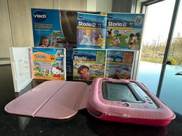 Storio 2 Vtech met hoes en 5 spelletjes! beschikbaar voor biedingen