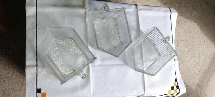tiroirs en verre vintage, Antiek en Kunst, Antiek | Keukengerei, Ophalen