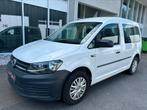 Volkswagen Caddy 1.4 benzine + CNG 1ste eigenaar, Auto's, 4 deurs, Monovolume, Wit, Leder