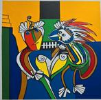 Zeefdruk genummerd en gesigneerd, Antiek en Kunst, Ophalen of Verzenden