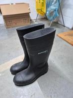 Rubber laarzen met stalen tip maat 46, Tuin en Terras, Werkkleding, Ophalen, Gebruikt, Heren, Laarzen