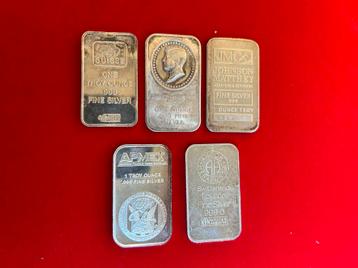 1oz zilver baren, Enlèvement, Argent