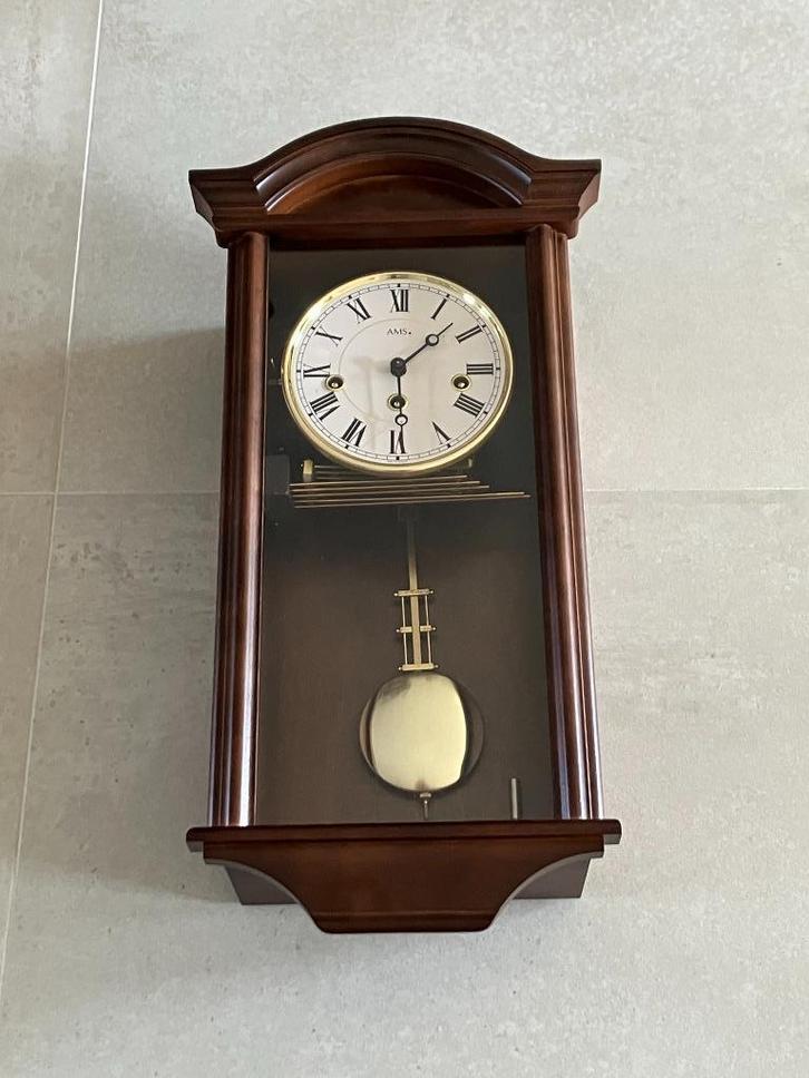 Wandklok AMS 2614-1, Huis en Inrichting, Woonaccessoires | Klokken, Gebruikt, Wandklok, Analoog, Ophalen