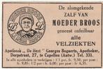 oude reclame knipsel jaren '30 : Apotheek De Hert Capellen, Knipsel(s), Ophalen of Verzenden, 1920 tot 1940