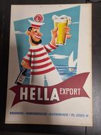 Hella Export (karton), Overige merken, Reclamebord, Plaat of Schild, Zo goed als nieuw, Ophalen