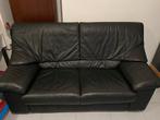 2.5 zit Jori zwart lederen zetel, Huis en Inrichting, Zetels | Zetels, Ophalen, Leer