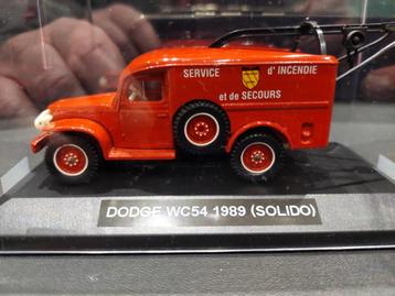 CAMION sapeurs POMPIERS - DODGE WC 54 treuil, Enlèvement ou Envoi, Comme neuf