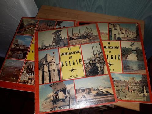 3 oude boeken aardrijkskunde EUROPA kuifjes bon, Antiek en Kunst, Curiosa en Brocante, Ophalen of Verzenden