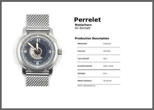 [TK]Perellet Matterhorn Air Zermatt (ft. Dual-Rotors) NOS, Handtassen en Accessoires, Sporthorloges, Zo goed als nieuw, Conditie