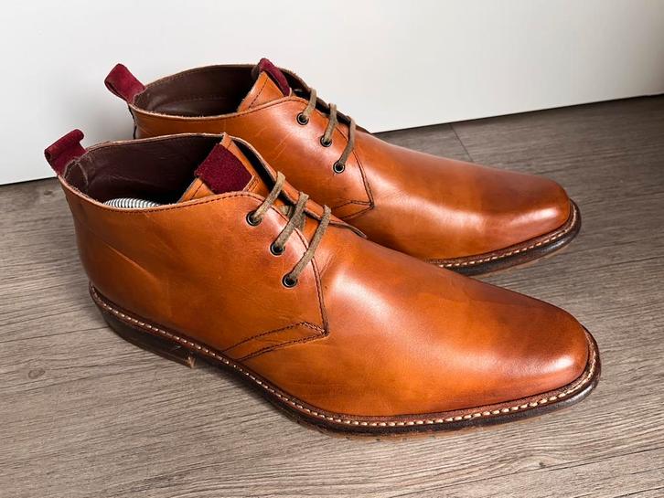 Floris van Bommel herenschoenen maat 8.5 / 42.5 H, Kleding | Heren, Schoenen, Zo goed als nieuw, Veterschoenen, Overige kleuren
