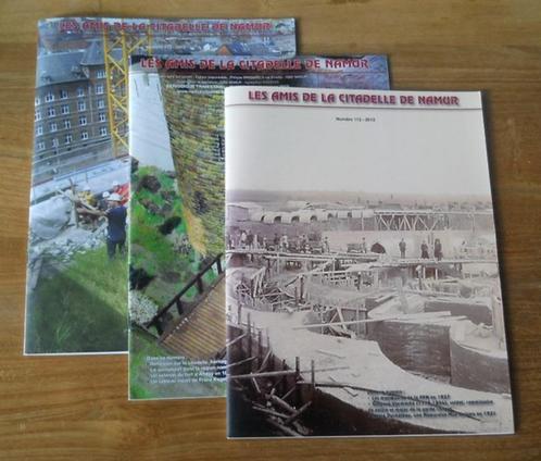 3 numéros des Amis de la Citadelle de Namur (107,112 et 113), Boeken, Geschiedenis | Nationaal, Gelezen, Ophalen of Verzenden