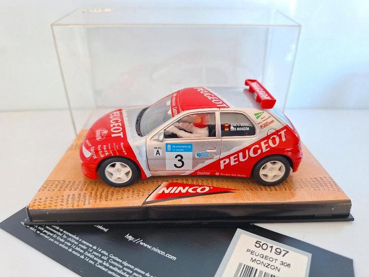 Ninco Peugeot 306 Monzon 50197, Kinderen en Baby's, Speelgoed | Racebanen, Nieuw, Racebaan, Elektrisch, Overige merken, Verzenden